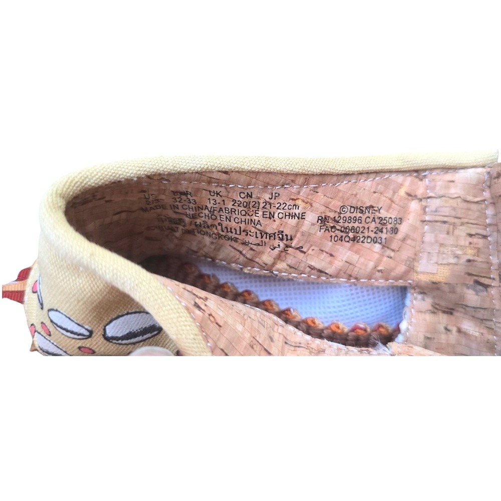 New Disney Moana sandals kids girls size 2/3. Unworn. Sticker on sole. - Picture 2 of 4